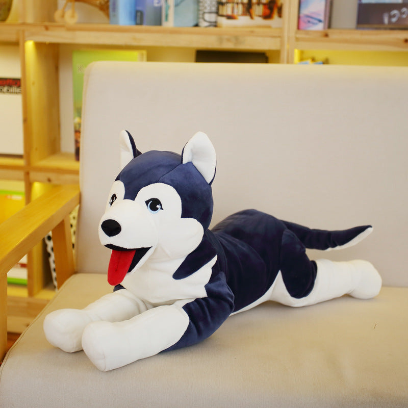 Husky plush toys Blue