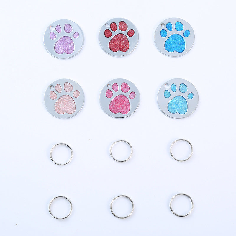 Pet Foot Sole Identification Card Pet Accessories