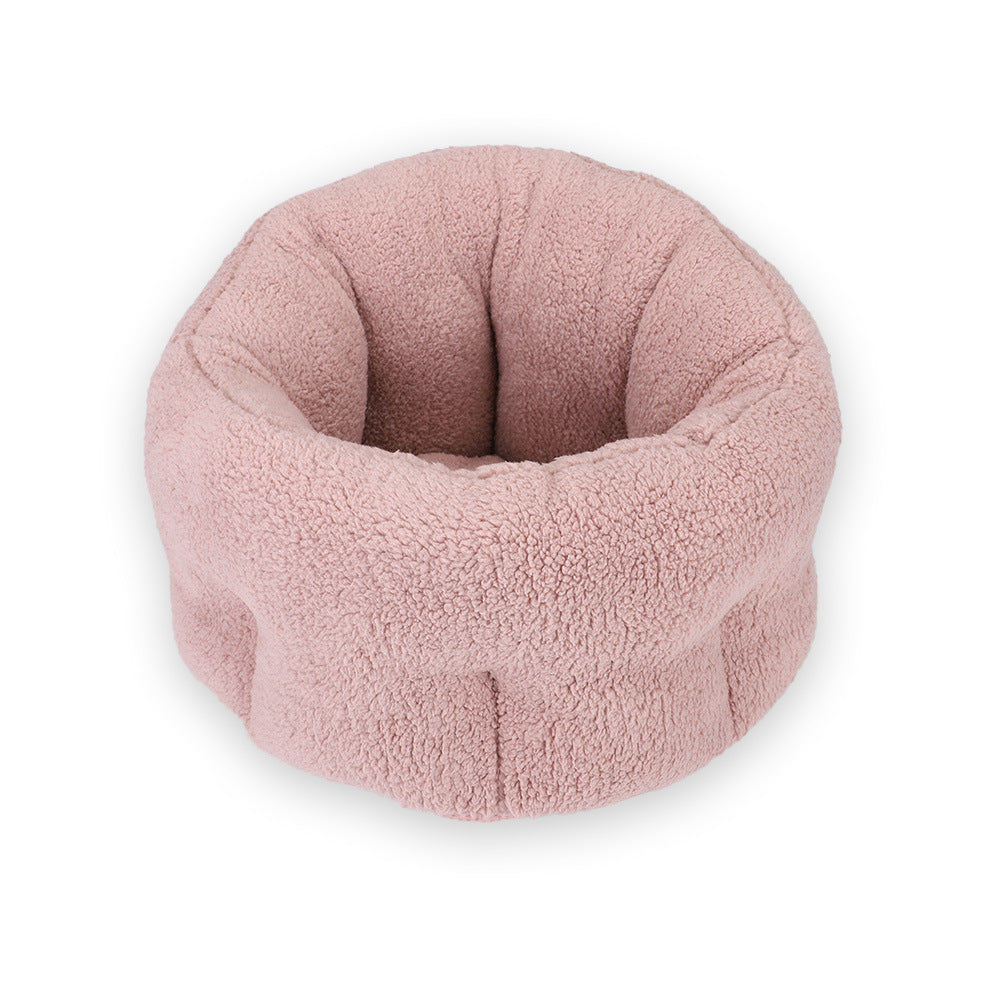 Dog House Cat House Pet House Cotton Lint Pet Puppy Dog Beds Large Dogs Indoor Dog Calming Beds Warm Dog Sofa Washable Pink S