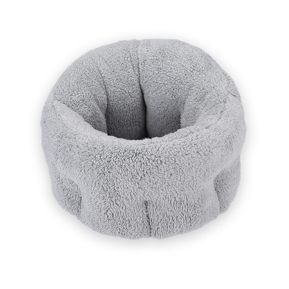 Dog House Cat House Pet House Cotton Lint Pet Puppy Dog Beds Large Dogs Indoor Dog Calming Beds Warm Dog Sofa Washable Grey S