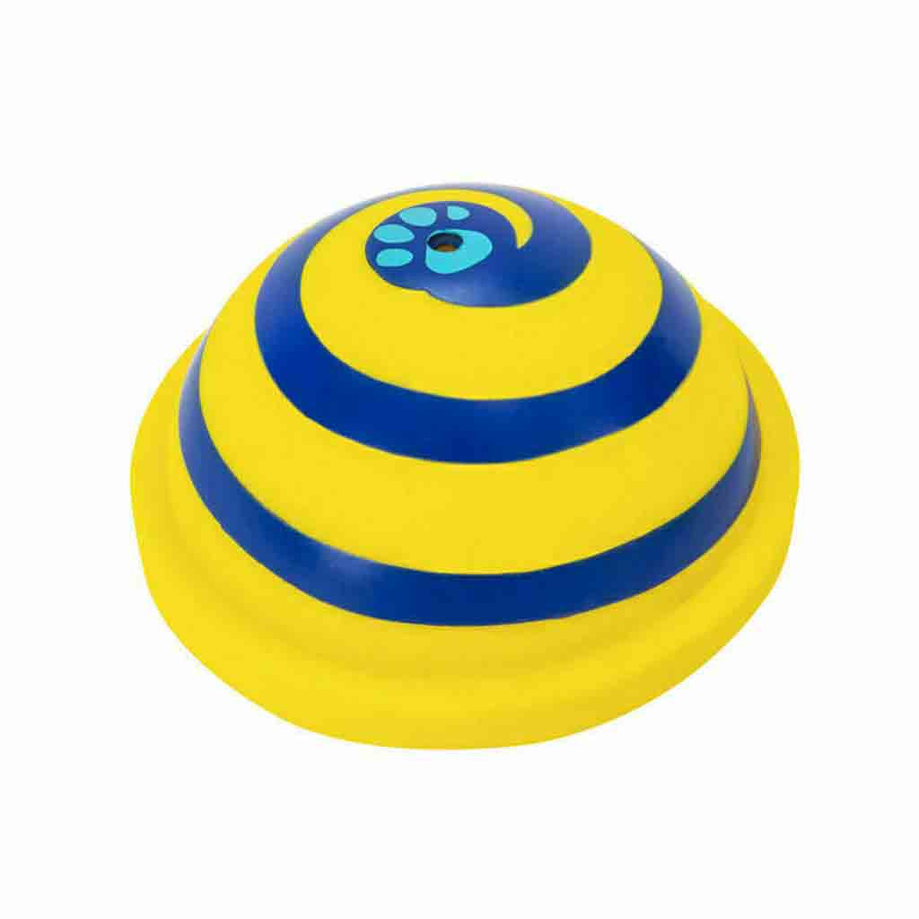 Sounding Disc Woof Glider Soft & Safe Indoor Pet Dogs Play Toy Pets Unique Interacts Entertainment Toys Yellow