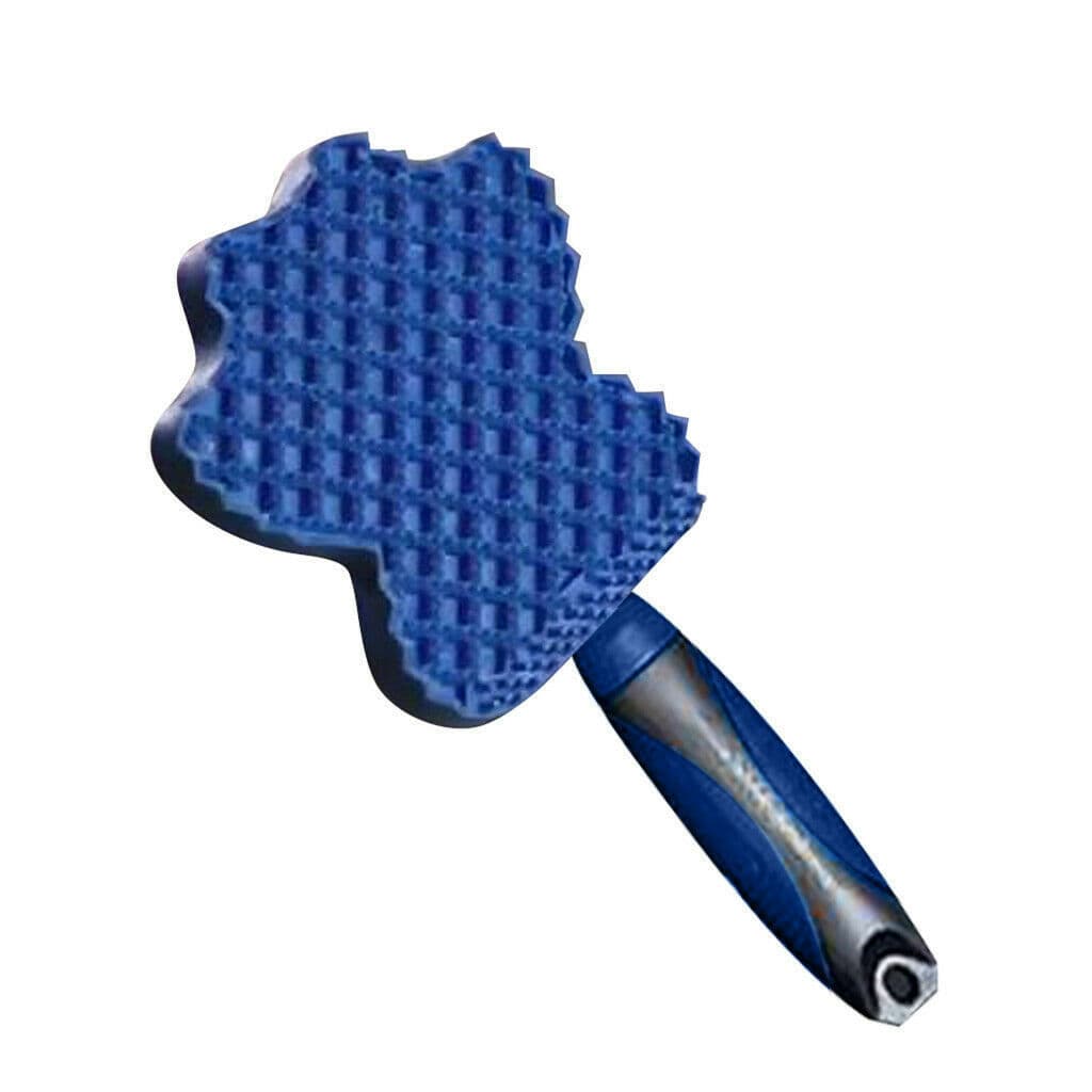 Pet Hair Remover Brush Gentle Pet Grooming Brush Opp blue