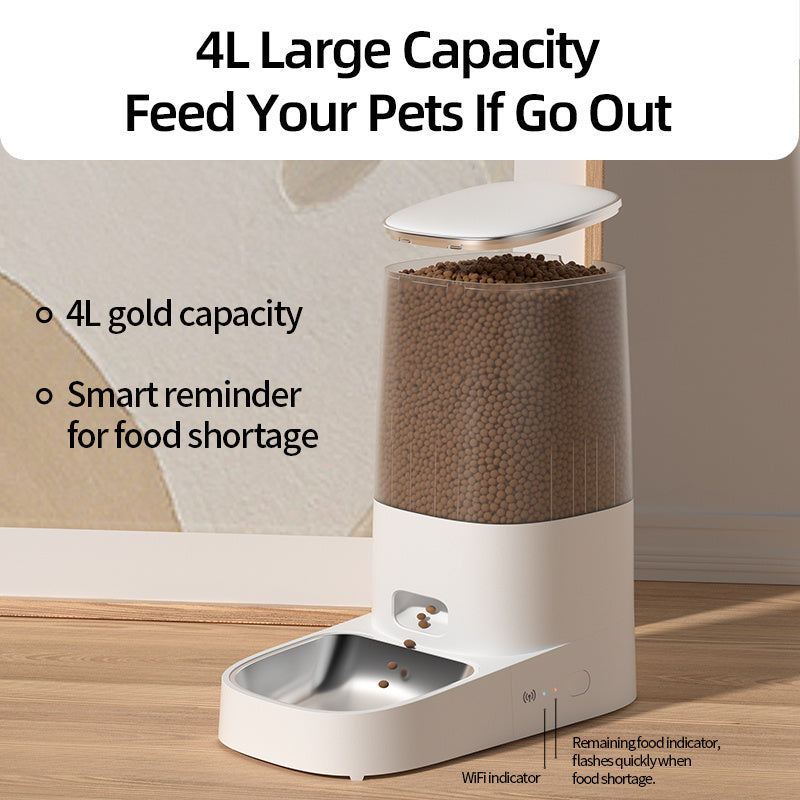 4L Automatic Pet Feeder Cat Food Dispenser Accessorie