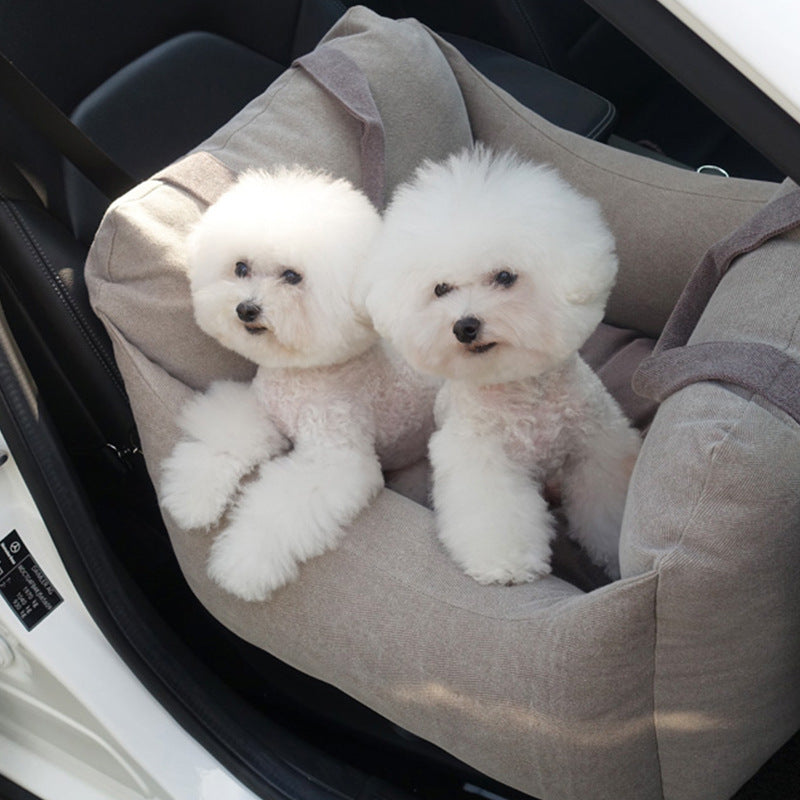 Pet Dog Car Carrier Seat Waterproof Basket Portable Car Seat Safety Travelling Mesh Hanging Bags Breathable Beds & Sofas