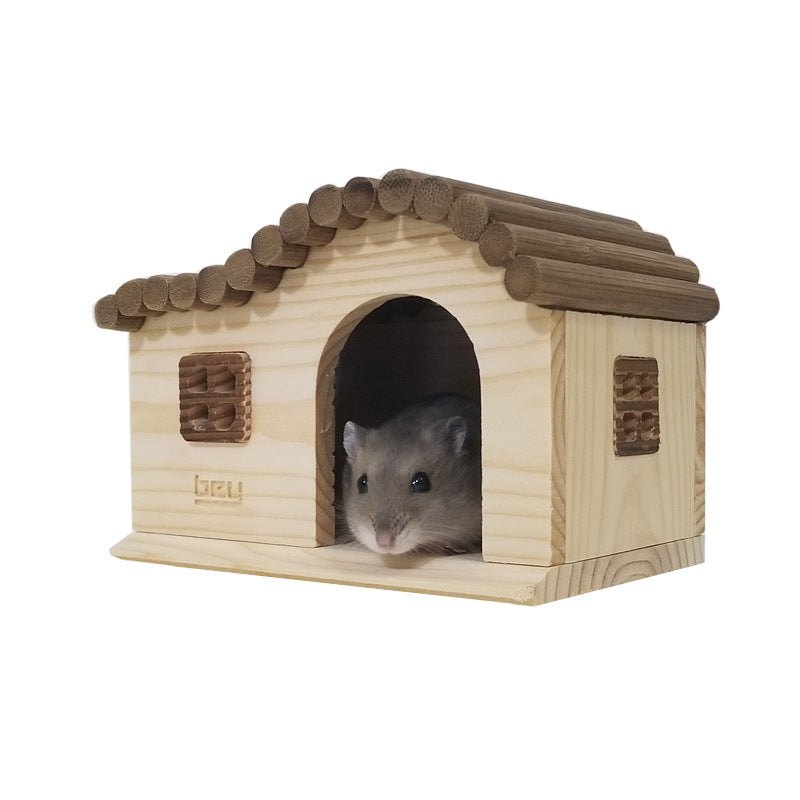 Cabin Golden Bear Nest Hamster Furniture Pet Nest Forest hut