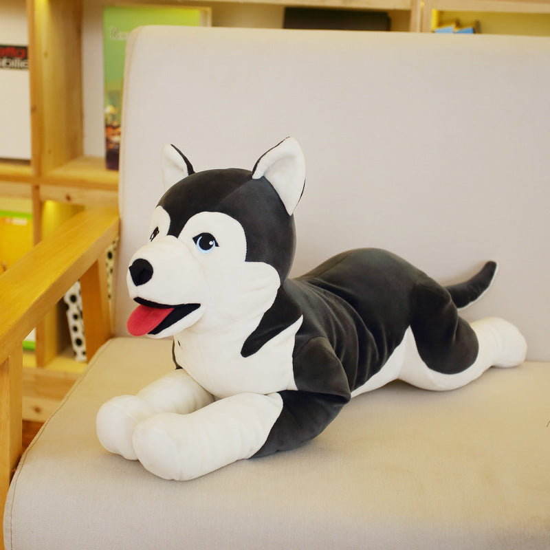 Husky plush toys Dark Grey