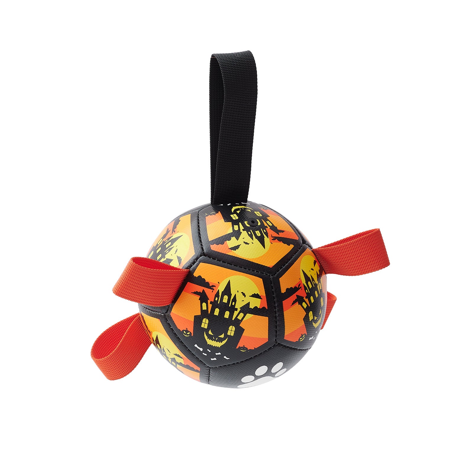 Dog Soccer Balls Toy With Sraps Halloween Christmas Gift For Pets Puppy Birthday Toy Interactive Toys For Tug Of War Water Toys Halloween