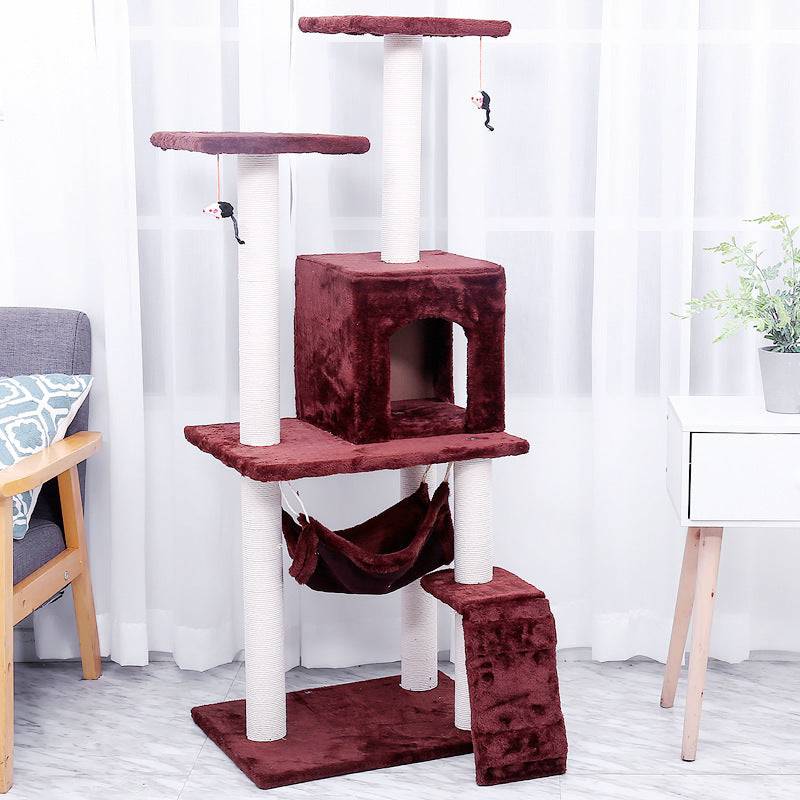 Pet Supplies Cat Toys Climbing Frame Dark brown