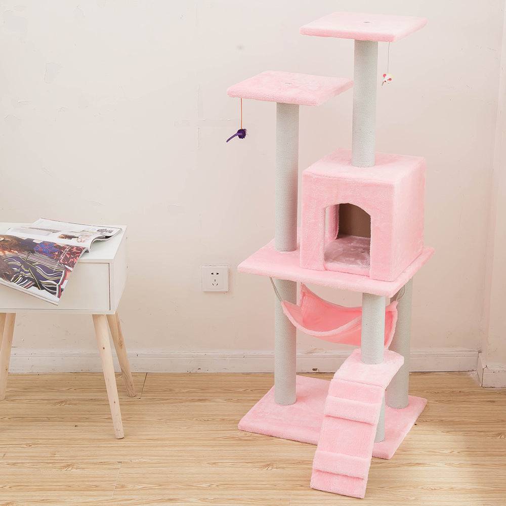 Pet Supplies Cat Toys Climbing Frame Pink red