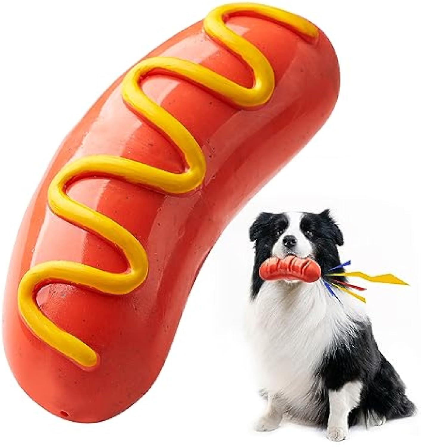 Durable Indestructible Dog Chew Toys For Aggressive Chewers Super Tough Dog Chew Toys Hard Rubber Dog Toys Red