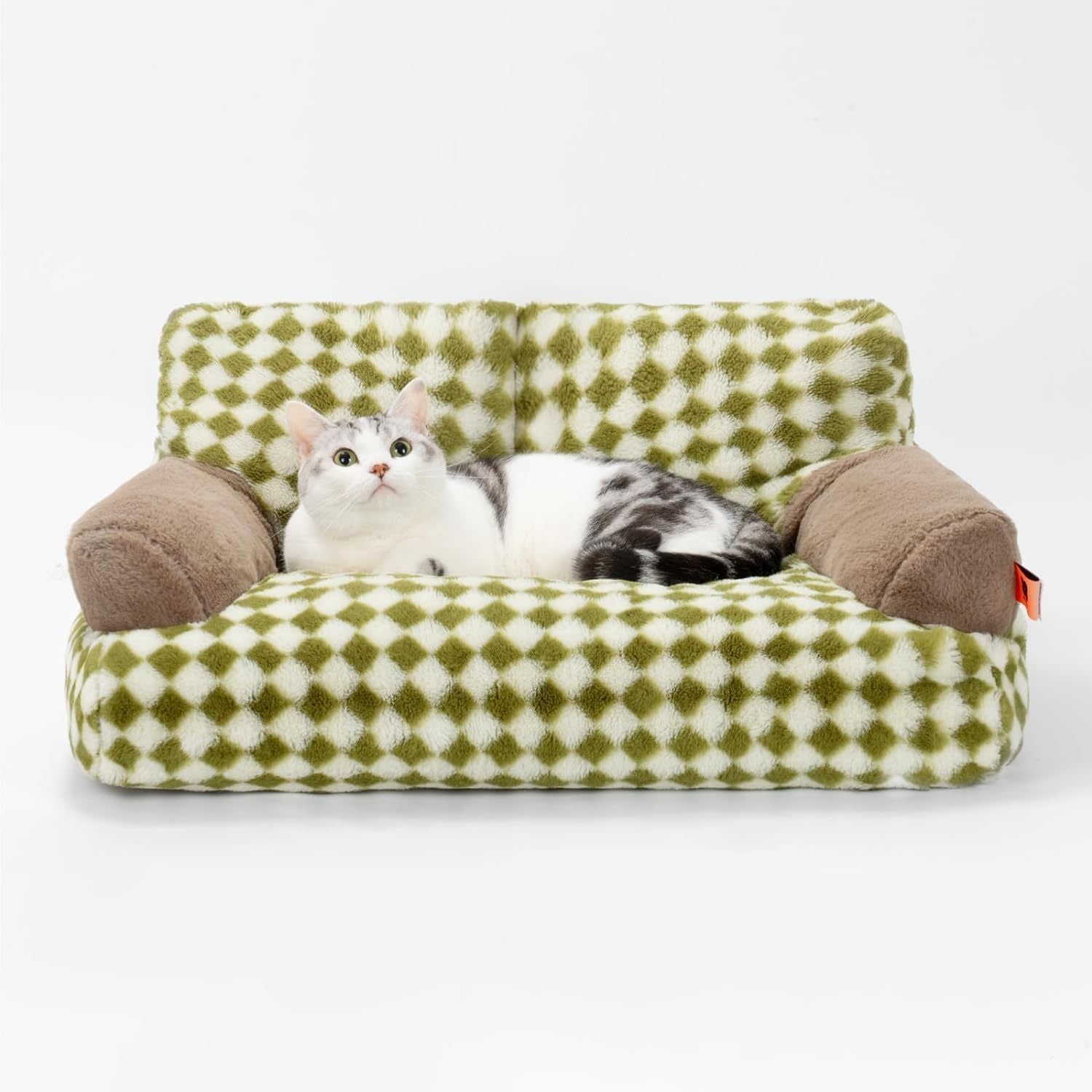 Fluffy Cat Couch Washable Pet Couch Bed For Cats And Small Dogs Up To Non-Slip Dog Beds