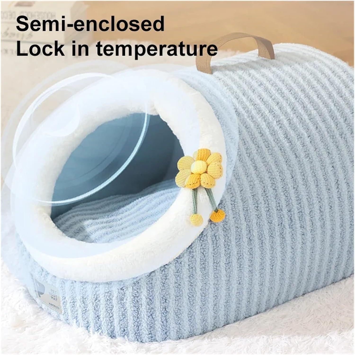 Cat House For Cats Cat Beds For Indoor Cats Cat Bed Cave With Removable Washable Cushioned Pillow  Calming Cozy Soft Cat Cave