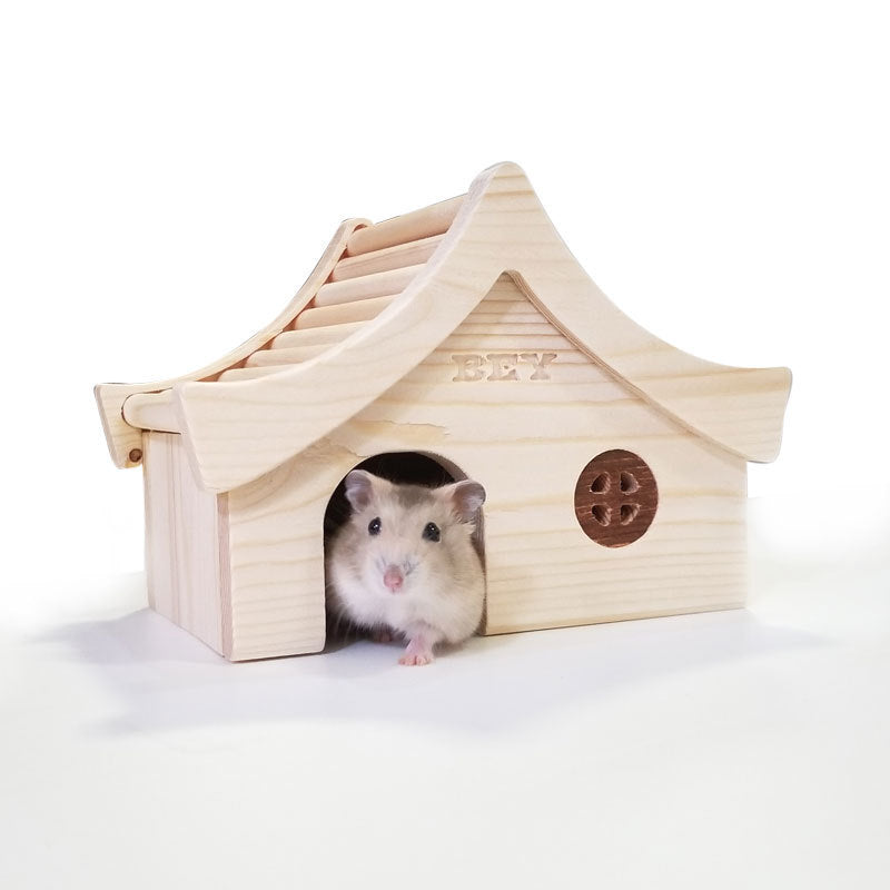 Cabin Golden Bear Nest Hamster Furniture Pet Nest Paradise Rat Palace