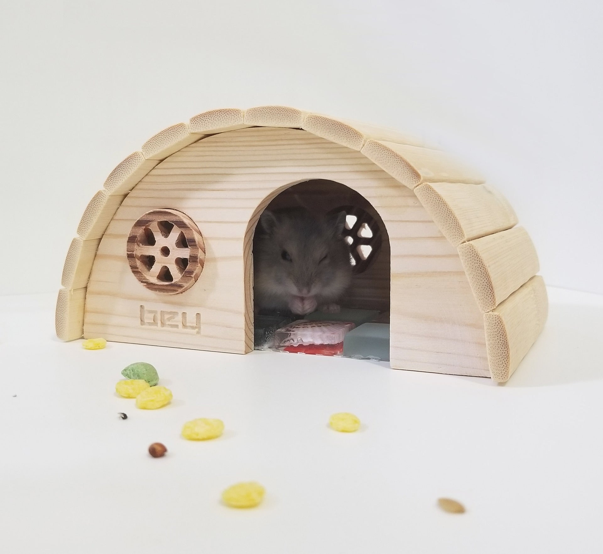 Cabin Golden Bear Nest Hamster Furniture Pet Nest Breathable log cabin